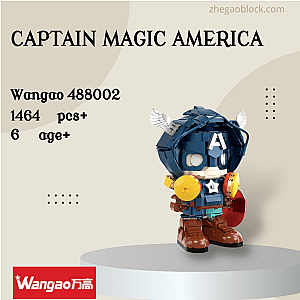 Wangao Block 488002 Captain Magic America Movies and Games