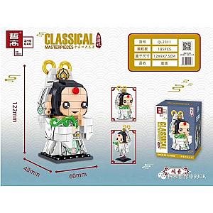 ZHEGAO QL2311 Journey to the West: Guanyin BrickHeadz Block