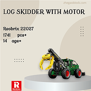 REOBRIX Block 22027 LOG SKIDDER With Motor Technician