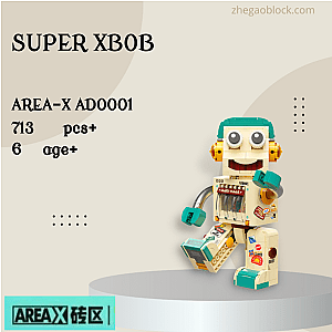 AREA-X Block AD0001 Super XBob Creator Expert