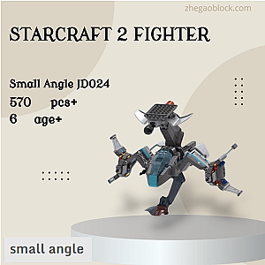 Small Angle Block JD024 StarCraft 2 Fighter Creator Expert