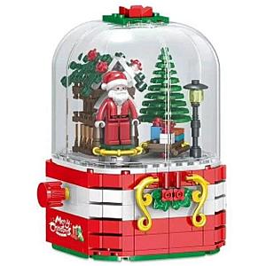 ZHEGAO QL0985 Christmas music box Theme Series Block