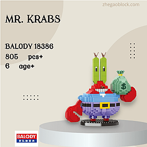 BALODY Block 18386 Mr. Krabs Creator Expert