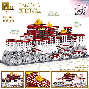 ZHEGAO QL0960 Famous Architecture: Potala Palace in Tibet, China Advanced Model Block