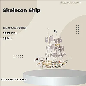 Custom Block 92208 Skeleton Ship Technician