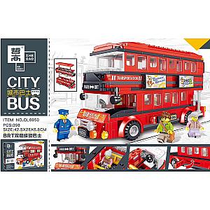 ZHEGAO QL0950 City Bus: BRT Double-Decker Shuttle Bus City Block