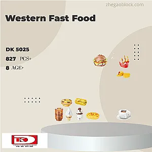 DK Block 5025 Western Fast Food Creator Expert