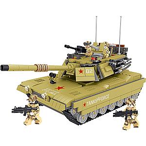 ZHEGAO QL0130 China 96A Main Battle Tank Military Block