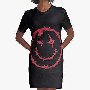 Zillakami Smile Graphic T-Shirt Dress