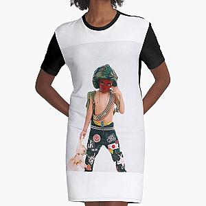 Hell or High Water Cover Zillakami Graphic T-Shirt Dress