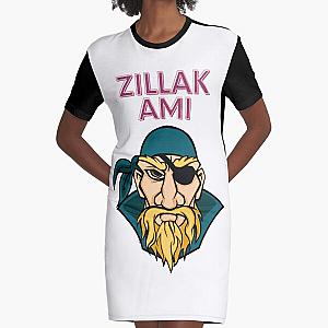 ZILLAKAMI art Graphic T-Shirt Dress