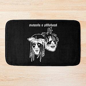 Sosmula X Zillakami face vintage art Bath Mat