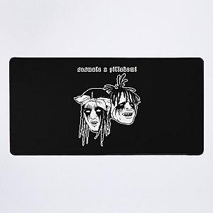 Sosmula X Zillakami face vintage art Desk Mat