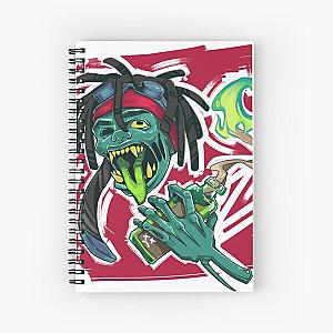 ZILLAKAMI - ZillaZombie Artwork Spiral Notebook