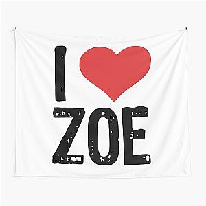 I Love Zoe Tapestry