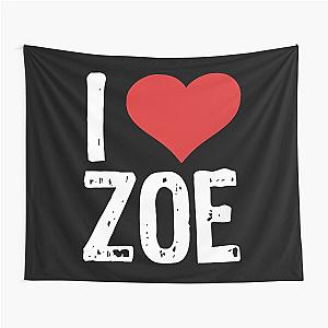 I Love Zoe Tapestry