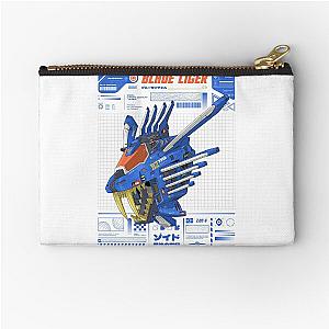 Blade Liger BS Zipper Pouch - Zoids Chaotic Century Anime Illustration Urban Graphic Design