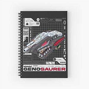 GenoSaurer Urban Graphic Design Spiral Notebook - HS-Mech Zoids Fanart Fanmade