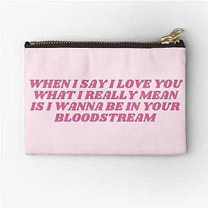 Zolita Bloodstream Lyrics Zipper Pouch