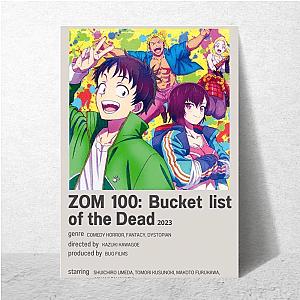 Zom 100 Bucket List of the Dead Zombie Apocalypse Party Zom 100 Bucket List Of The Dead Posters
