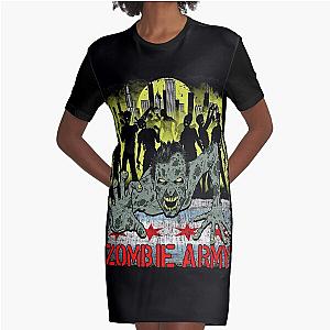 Zombie Army Chicago Graphic T-Shirt Dress