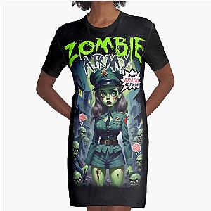 Zombie Army Graphic T-Shirt Dress