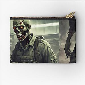 Private Zombie- zombie army types Zipper Pouch