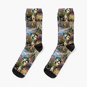 Zombie Protector Leads a Zombie Army Socks