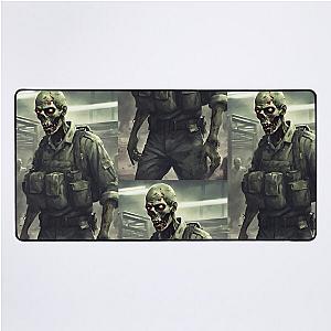 Private Zombie- zombie army types Desk Mat