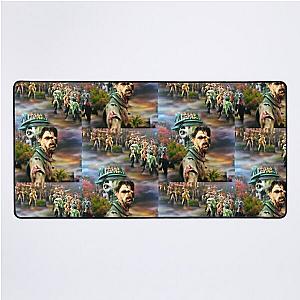 Zombie Protector Leads a Zombie Army Desk Mat