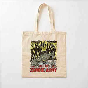 Zombie Army Chicago Cotton Tote Bag