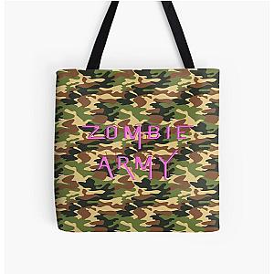 Zombie Army Army All Over Print Tote Bag