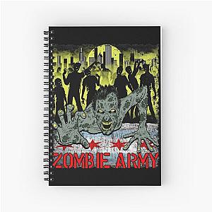 Zombie Army Chicago Spiral Notebook