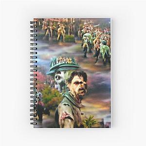 Zombie Protector Leads a Zombie Army Spiral Notebook