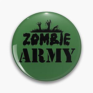 Halloween Zombie Army Hands Pin