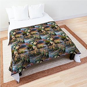 Zombie Protector Leads a Zombie Army Comforter