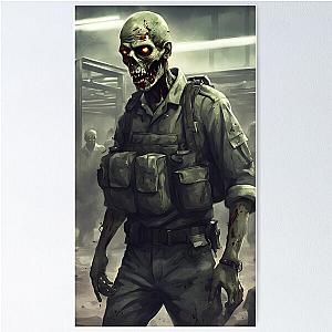 Private Zombie- zombie army types Poster