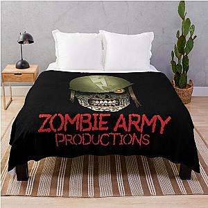 Zombie Army Productions Logo Throw Blanket