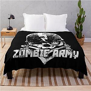 Zombie Army Street Style Logo Throw Blanket