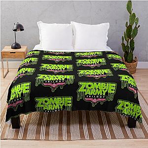 Zombie Army Throw Blanket