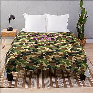 Zombie Army Army Throw Blanket