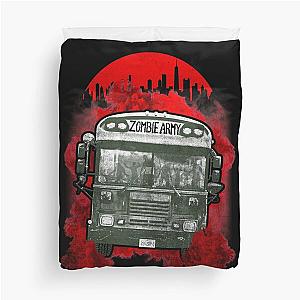 The Zombie Army Bus Duvet Cover