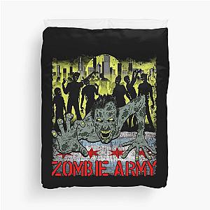 Zombie Army Chicago Duvet Cover