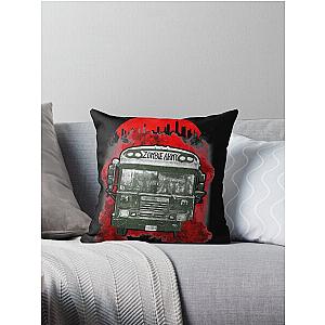 The Zombie Army Bus Throw Pillow