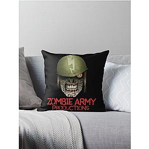 Zombie Army Productions Logo Throw Pillow