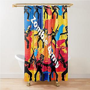 Rise of the Army of the Dead - The Living Dead Attack - Zombie army Shower Curtain