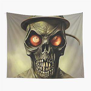 War is Hell Zombie Army Skull Soldier Tapestry