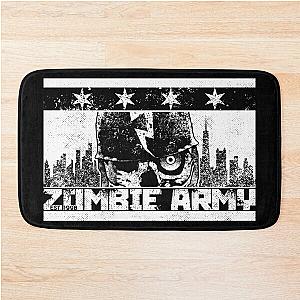 Zombie Army Chicago Flag Bath Mat