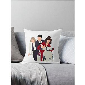 Derek Hansel and Valentina Zoolander movie Throw Pillow