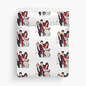 Derek Hansel and Valentina Zoolander movie Duvet Cover